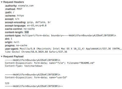 fetch multipart form data example