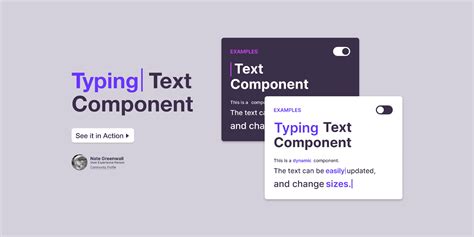 figma component with dynamic content