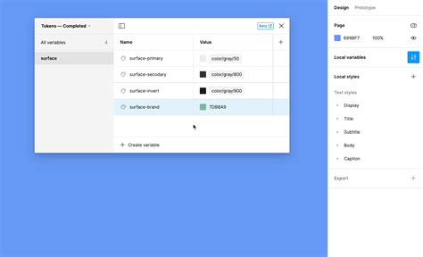 figma components vs variables