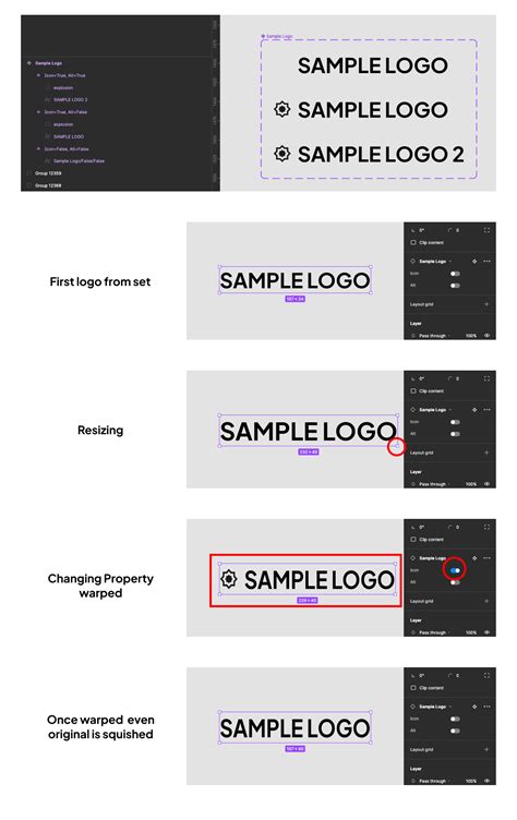 figma resizing components