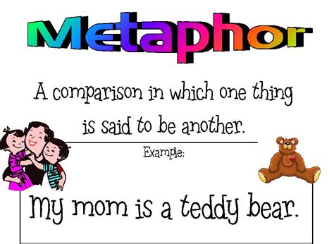 figurative language metaphor examples for students