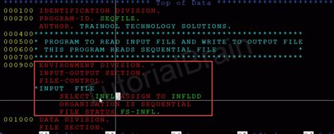 file control in cobol example