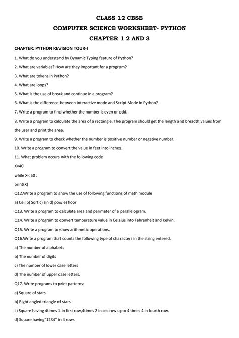 file handling in python class 12 questions and answers pdf