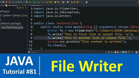 file handling program in java with reader writer