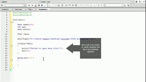 file handling simple program in c
