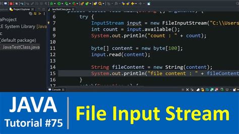 file input stream example in java