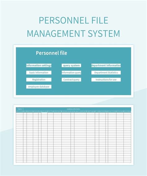 file management template excel