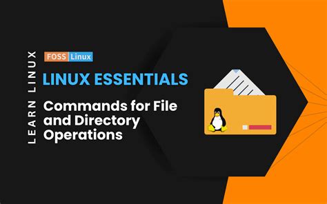 file operations commands in linux