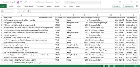 file plan example