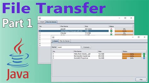 file transfer program in java