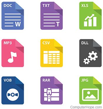 file types in computer science