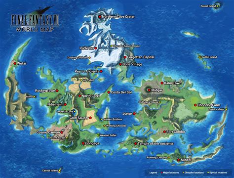 Final Fantasy 7 Maps Walkthrough