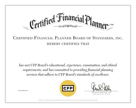 finance certificate exam