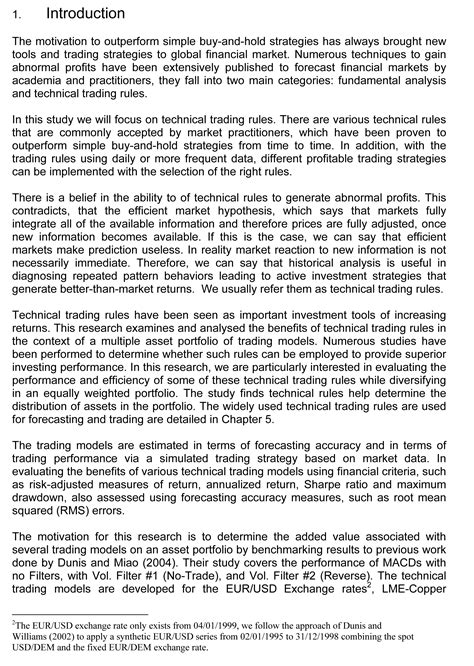finance dissertation examples