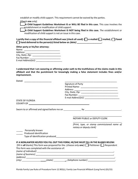 financial affidavit form 12.902 c