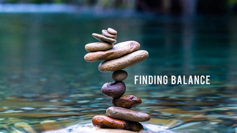 Finding a balance