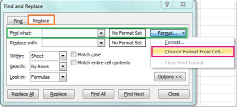 find and replace color in word