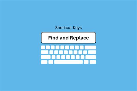 find and replace shortcut in word mac
