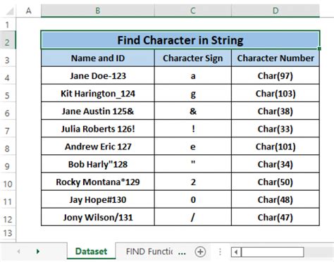 find character in string excel vba
