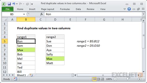 find duplicates in excel based on multiple columns