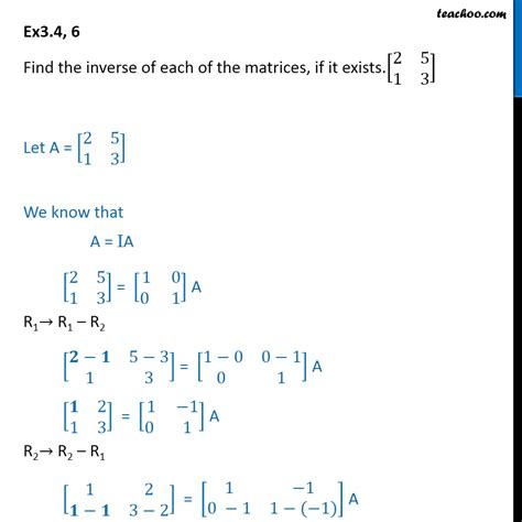 find inverse of matrix 2 3 5 7