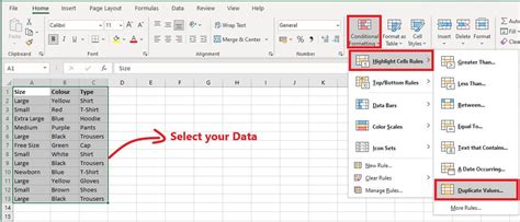 find number of duplicates in excel