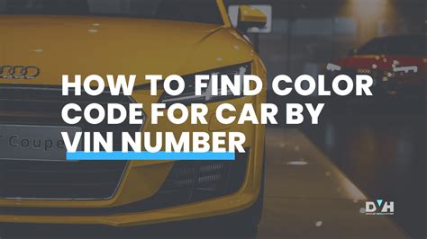 find paint code from number plate