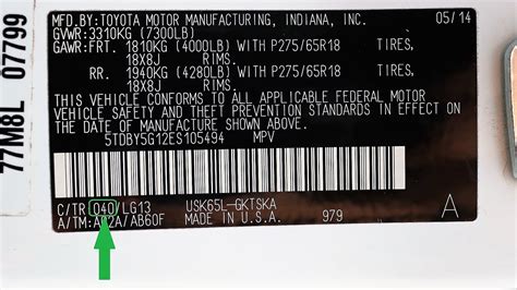 find paint code toyota