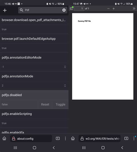firefox android pdf viewer not working