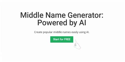 first and middle name generator