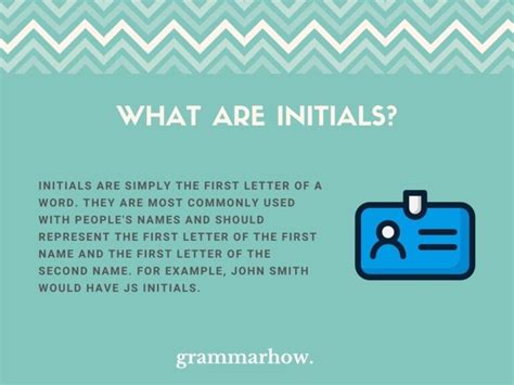 first initial meaning example