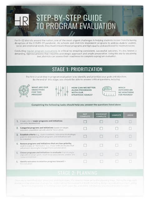first step in program evaluation