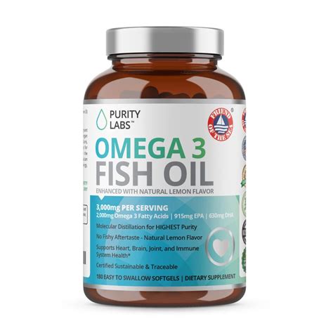 Fish oil supplement purity