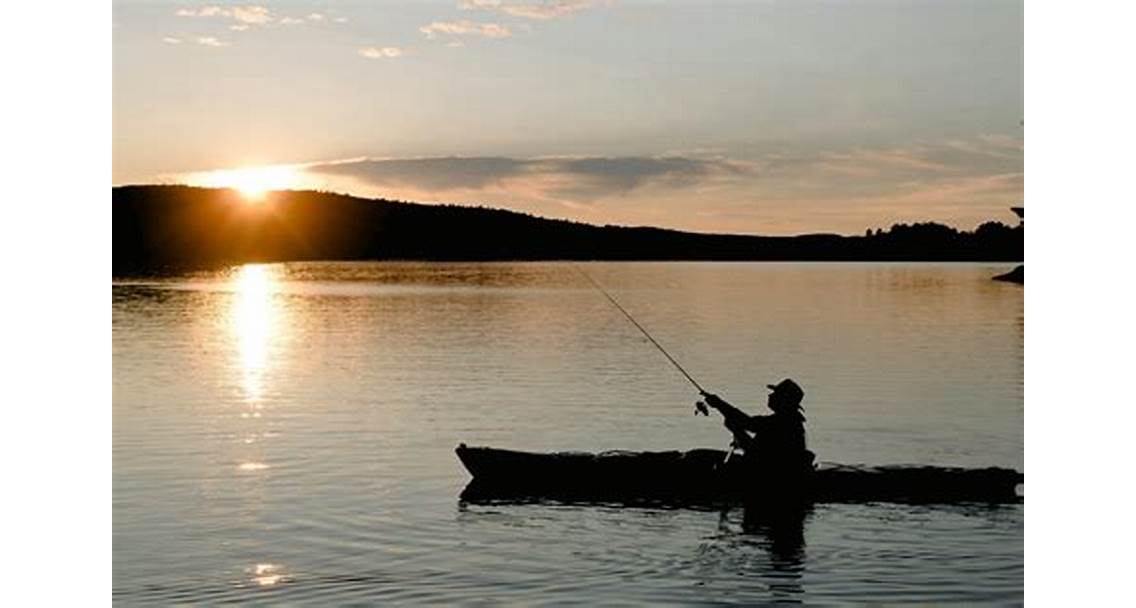 fishing at lake