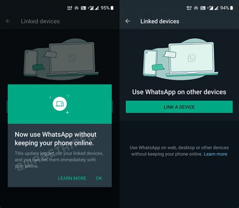 Fitur akses perangkat lain di WhatsApp