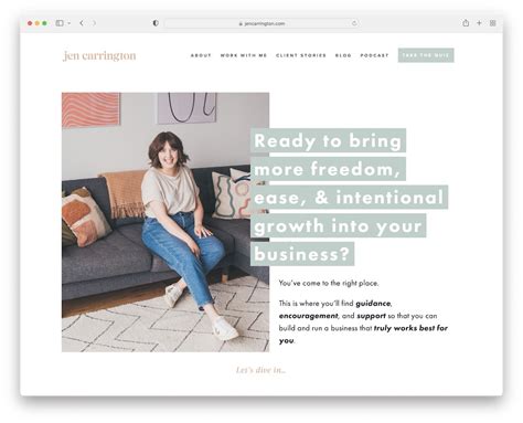 five examples of websites