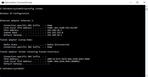 fix internet command prompt