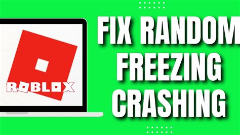 fix roblox randomly crashing