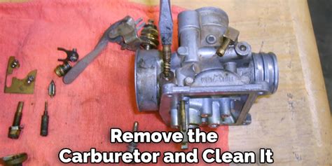 fix stuck float carburetor