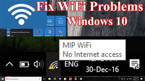 fix wifi connection problem in windows 10