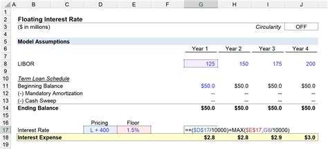 fixed and floating interest rate calculator