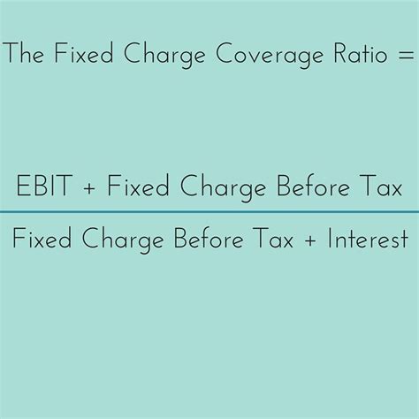 fixed charge coverage ratio explained