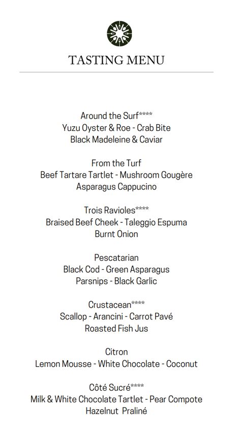 fixed menu pricing