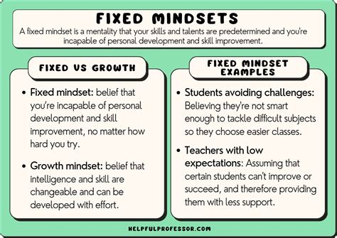 fixed mindset examples in business