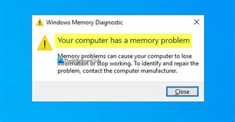 fixing memory problems on computer
