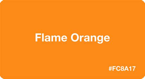 flame orange rgb code