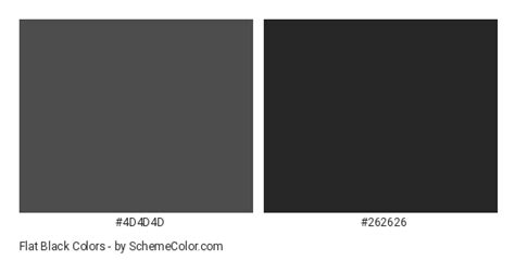 flat black color code