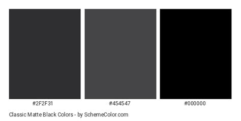 flat black paint code