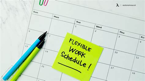 flexible work schedules