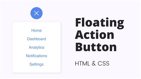 floating action button html css codepen